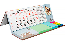 Настольные календари: виды и преимущества